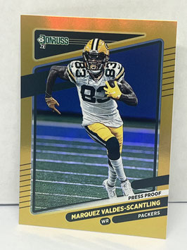 Marquez Valdes_Scantling (Packers) 2021 Panini Donruss Press Proof Premium #160