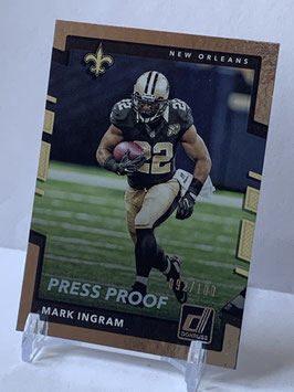 Mark Ingram (Saints) 2017 Donruss Press Proof Silver #80