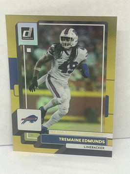 Tremaine Edmunds (Bills) 2022 Panini Donruss Press Proof Premium #120