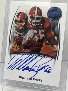 William Perry (Clemson/ Bears) 2007 Press Pass Legends Saturday Signatures Autograph #NNo