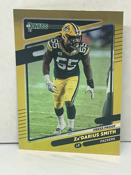 Za'Darius Smith (Packers) 2021 Panini Donruss Press Proof Premium #159
