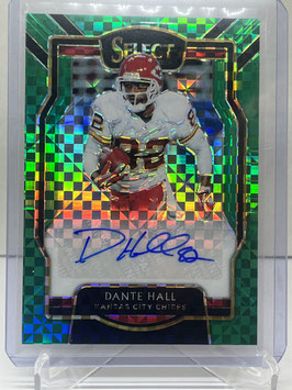 Dante Hall (Chiefs) 2018 Select Green Prizm Autograph #SP-DH