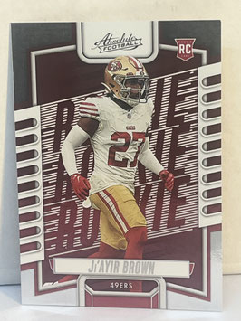 Ji'Ayir Brown (49ers) 2023 Absolute #185