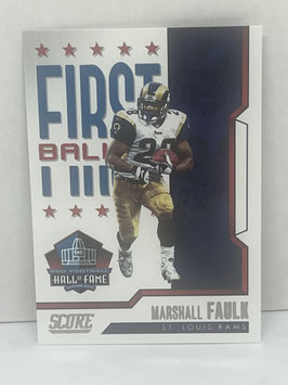 Marshall Faulk (Rams) 2023 Score First Ballot #8