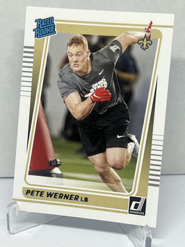 Pete Werner (Saints) 2021 Donruss Rated Rookie #322