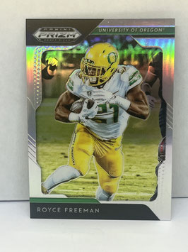 Royce Freeman (Oregon/ Broncos) 2019 Prizm Draft Silver Prizm #82