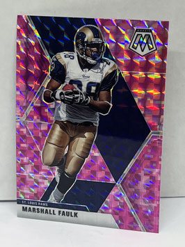 Marshall Faulk (Rams) 2020 Mosaic Pink Camo Prizm #121