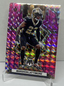 Marshon Lattimore (Saints) 2022 Mosaic Pink Camo #143