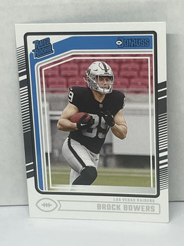 Brock Bowers (Raiders) 2024 Donruss Rated Rookie #394