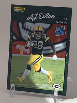 AJ Dillon (Packers) 2020 Panini Instant Rated Rookie #RR26