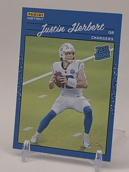 Justin Herbert (Chargers) 2020 Panini Instant Rated Rookie #RR4