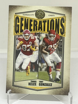 Travis Kelce/ Tony Gonzalez (Chiefs) 2022 Legacy Generations#G9