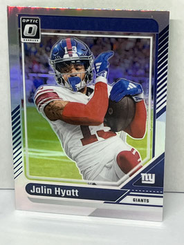 Jalin Hyatt (Giants) 2024 Donruss Optic Silver Prizm #147