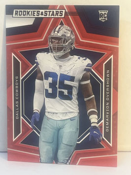 Demarvion Overshown (Cowboys) 2023 Rookies & Stars Red #128