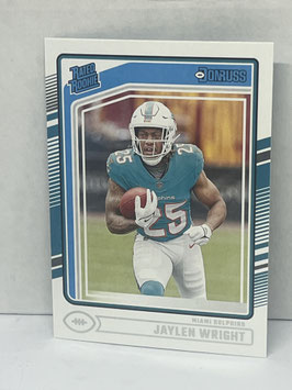 Jaylen Wright (Dolphins) 2024 Donruss Rated Rookie #344