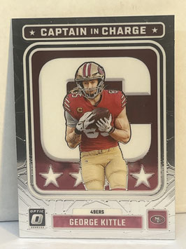 George Kittle (49ers) 2023 Donruss Optic Captain in Charge #CC-GK