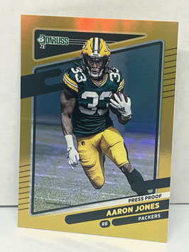 Aaron Jones (Packers) 2021 Panini Donruss Press Proof Premium ##157