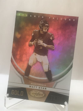 Matt Ryan (Falcons) 2019 Certified Gold Team #GT-MR