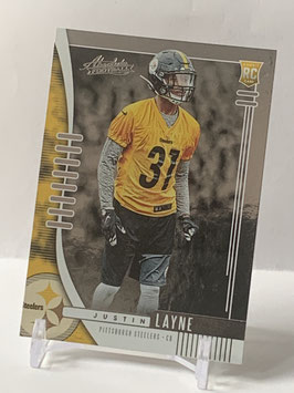 Justin Layne (Steelers) 2019 Absolute #184