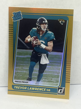 Trevor Lawrence (Jaguars) 2021 Panini Donruss Press Proof Premium #251