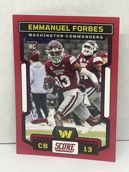 Emmanuel Forbes (Commanders) 2023 Score Red #387