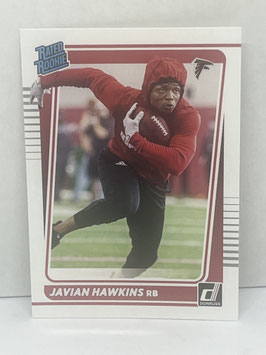 Javian Hawkins (Falcons) 2021 Panini Donruss Rated Rookie #294
