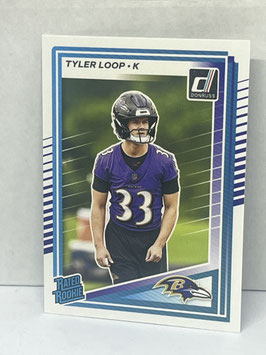 Tyler Loop (Ravens) 2025 Donruss Rated Rookie #382