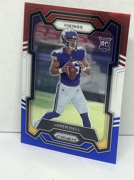Jaren Hall (Vikings) 2023 Prizm Red White Blue Pizm #367