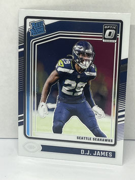 DJ James (Seahawks) 2024 Donruss Optic Rated Rookie #222