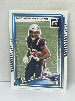 TreVeyon Henderson (Patriots) 2025 Donruss Rated Rookie ##332