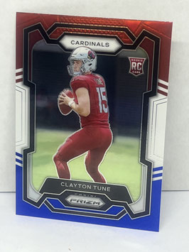 Clayton Tune (Cardinals) 2023 Prizm Red White Blue Pizm #302