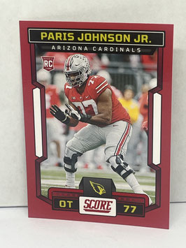 Paris Johnson Jr. (Cardinals) 2023 Score Red #399