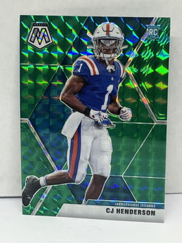 CJ Henderson (Florida/ Jaguars) 2020 Mosaic Green Camo Prizm #246