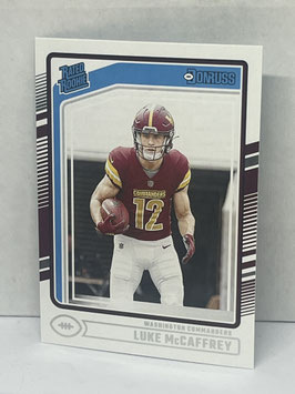 Luke McCaffrey (Commanders) 2024 Donruss Rated Rookie #302
