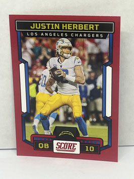 Justin Herbert (Chargers) 2023 Score Red #143