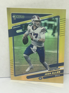 Josh Allen (Bills) 2021 Donruss Press Proof Premium #225.1