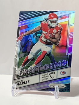 Jamaal Charles (Chiefs) 2016 Prizm Draft Gems Silver Prizm #9