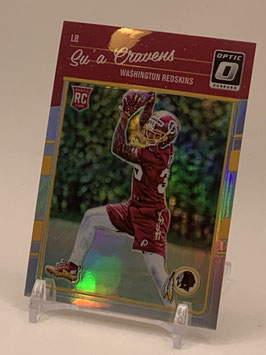 Su'a Cravens (Redskins) 2016 Donruss Optic Holo #142