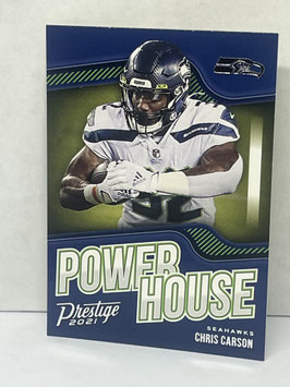 Chris Carson (Seahawks/ Rams) 2021 Prestige Power House #PH-CC