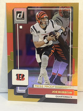 Joe Burrow (Bengals) 2022 Panini Donruss Press Proof Premium #199