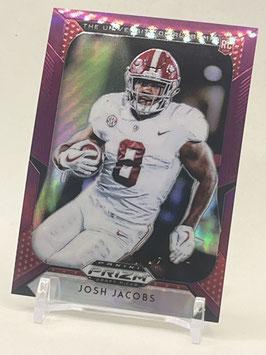 Josh Jacobs (Alabama/ Raiders) 2019 Prizm Draft Purple Prizm #135