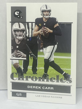 Derek Carr (Raiders) 2021 Chronicles #62