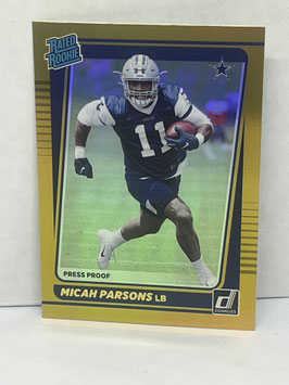 Micah Parsons (Cowboys) 2021 Panini Donruss Press Proof Premium #331