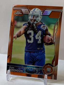 Josh Robinson (Colts) 2015 Topps Chrome Orange Refractor #198