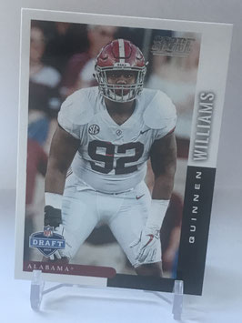 Quinnen Williams (Alabama/ Jets) 2019 Score Draft Day #DFT-8