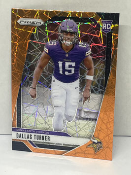 Dallas Turner (Vikings) 2024 Prizm Gold Lazer #324