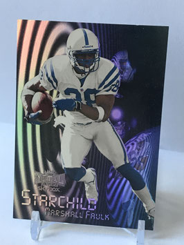 Marshall Faulk (Colts) 1999 Skybox Metal Universe Starchild #9 SC