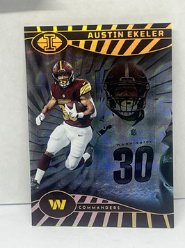 Austin Eckeler (Commanders) 2024 Illusions Trophy Collection Mirrored ERROR! #92
