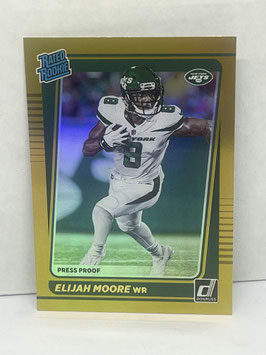 Elijah Moore (Jets) 2021 Panini Donruss Press Proof Premium #271