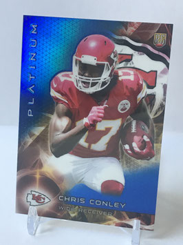 Chris Conley (Chiefs) 2015 Topps Platinum Sapphire Refractor #128